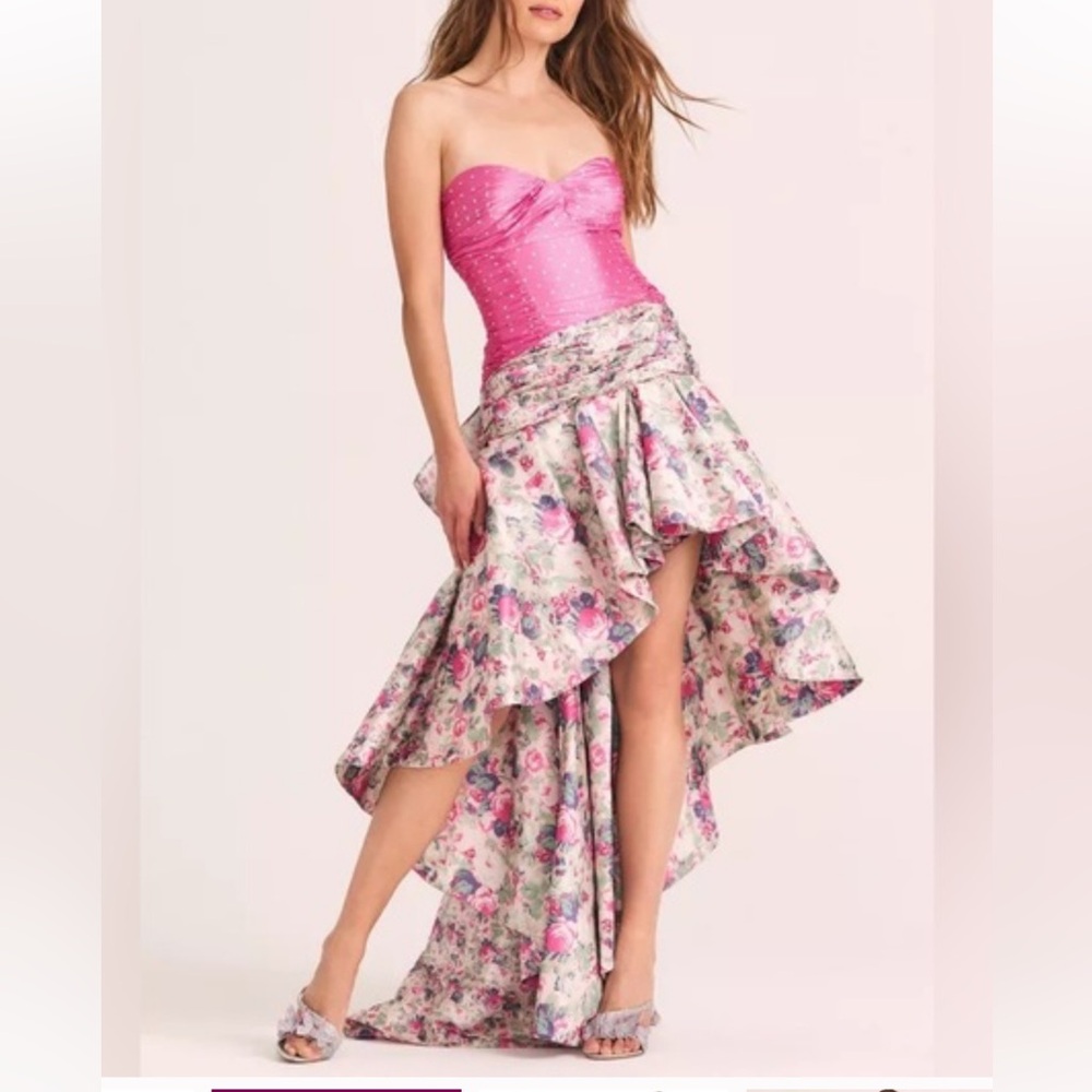 🎀LoveShackFancy Leilani Dress in Fuchsia Flower Dot🎀